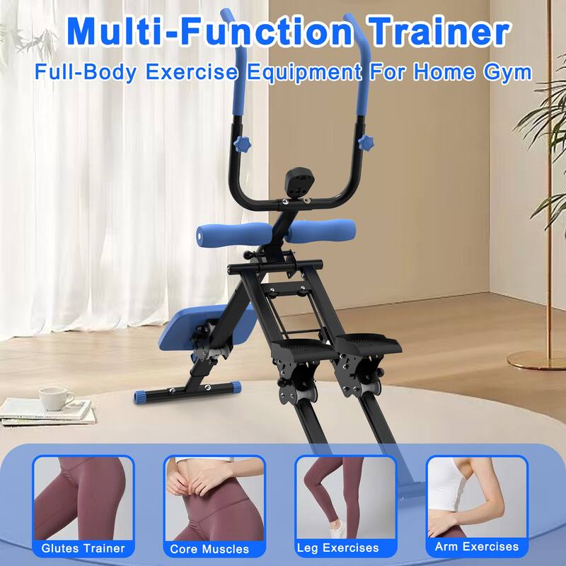 Multifunctional 2-In-1 Stair Stepper And Ab Workout Machine