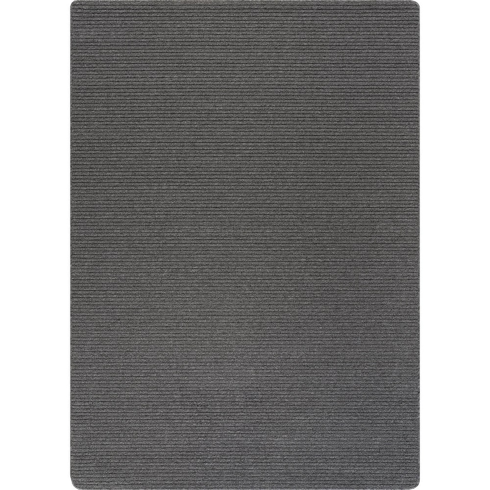 Beverly Rug Solid Color Non-Slip Rubber Back Washable Indoor Area Rug