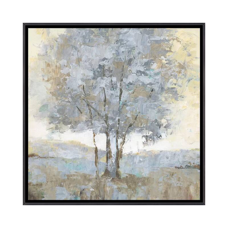 iCanvas "Soft Sentinel I" by Nan Framed - 12x12 - Ebony