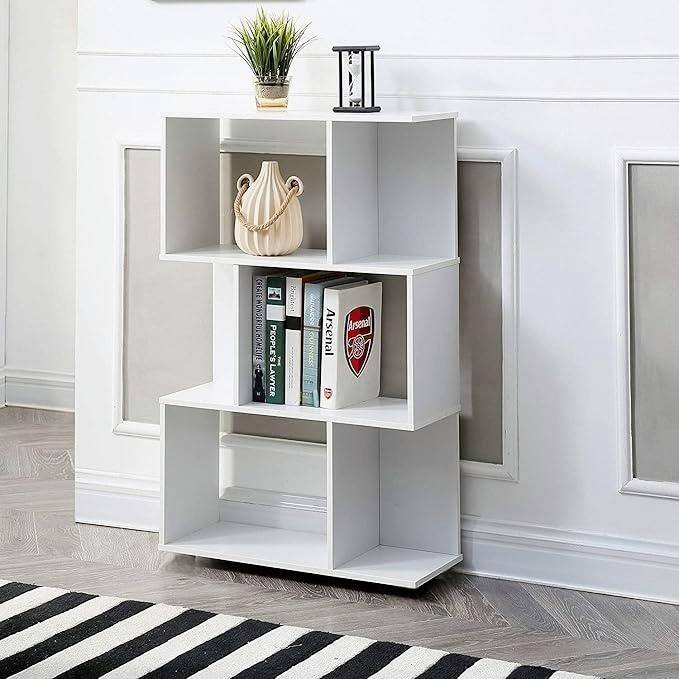 Three-layer simple household bookshelf