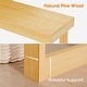 preview thumbnail 20 of 27, Modern Console Table Solid Wood for Entryway or Hallway Decor