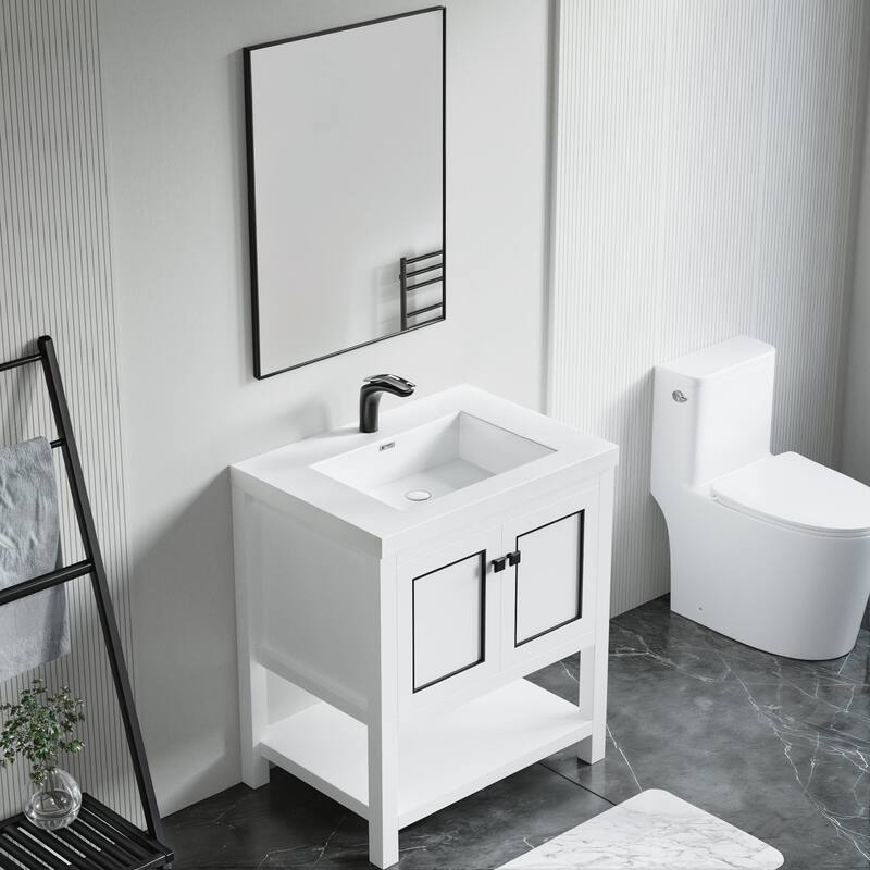 Davis 30" Single Bathroom Vanity Set