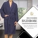 preview thumbnail 34 of 76, 100% Cotton Soft Terry Adult Unisex Lightweight Bathrobe by Superior