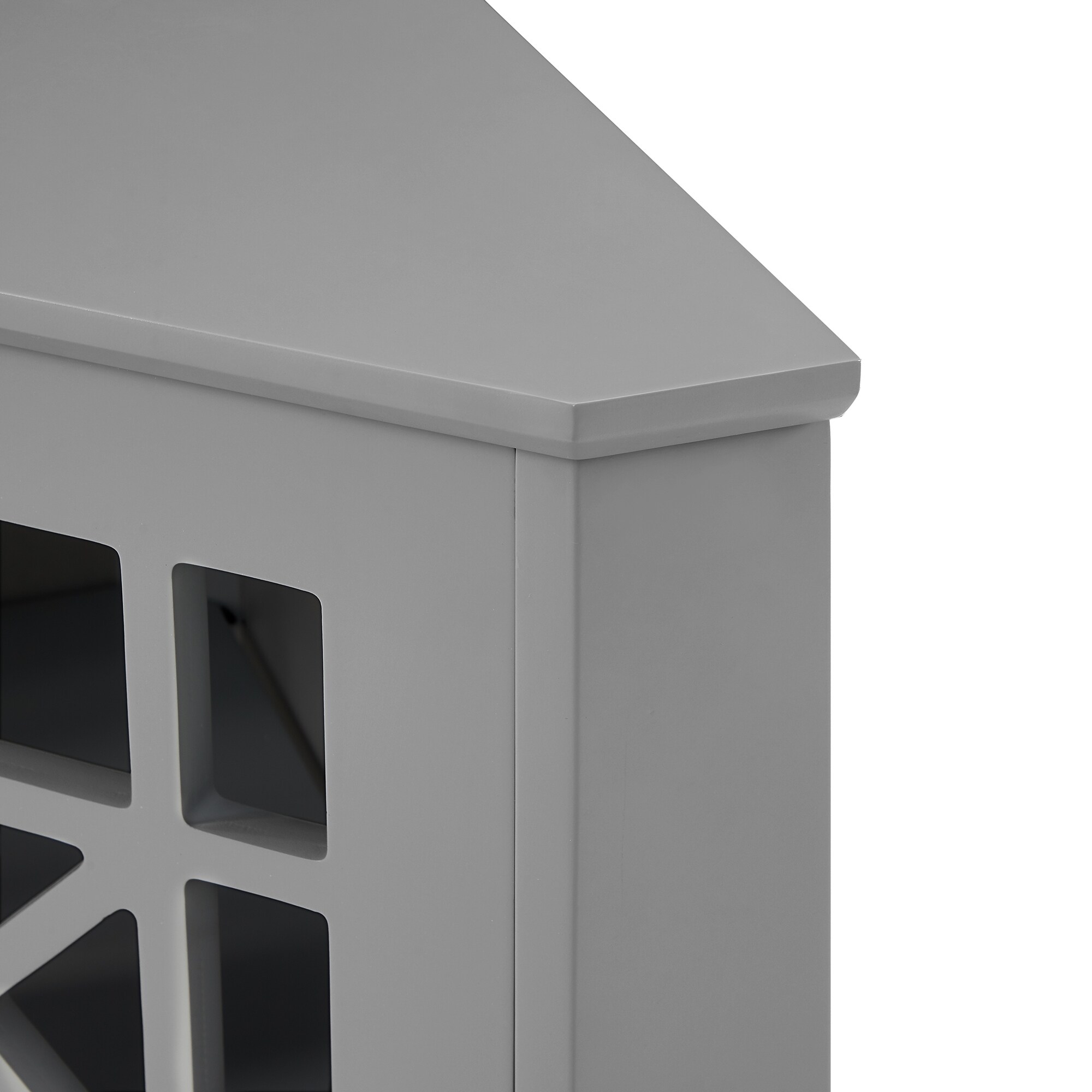 Copper grove loches fretwork new arrivals corner accent cabinet