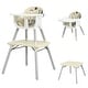 preview thumbnail 1 of 10, Babyjoy 4 in 1 Baby High Chair Convertible Toddler Table Chair Set w/ Beige
