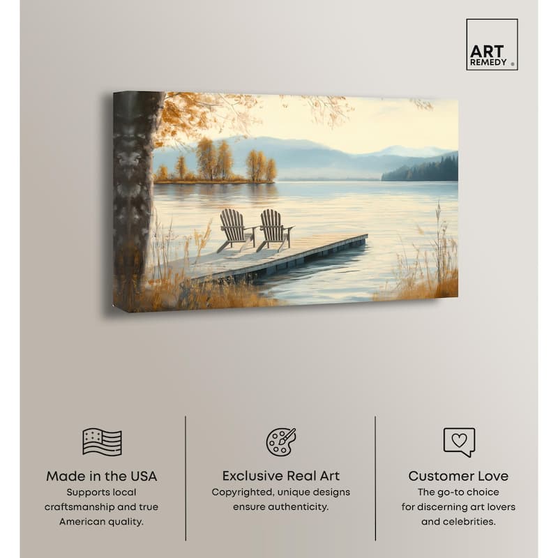 Lake of Dreams Canvas by Art Remedy, Gallery Wrapped