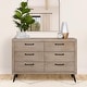 preview thumbnail 5 of 13, Evolur Stilnovo Mid Century Double Dresser