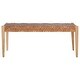 preview thumbnail 13 of 29, SAFAVIEH Bandelier Wood and Leather Bench. - 47" W x 16" D x 19" H