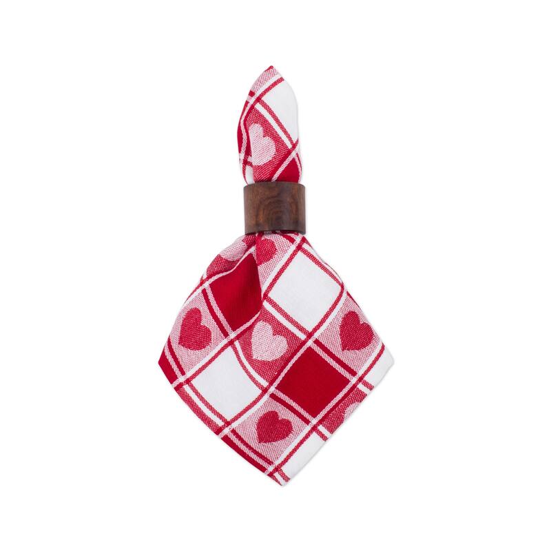 DII Valentines Day Print Napkin (Set of 6)