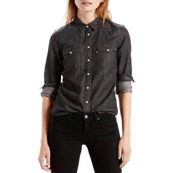 levis ladies denim shirt