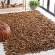 preview thumbnail 13 of 90, SAFAVIEH Handmade Leather Shag Alois Modern Rug
