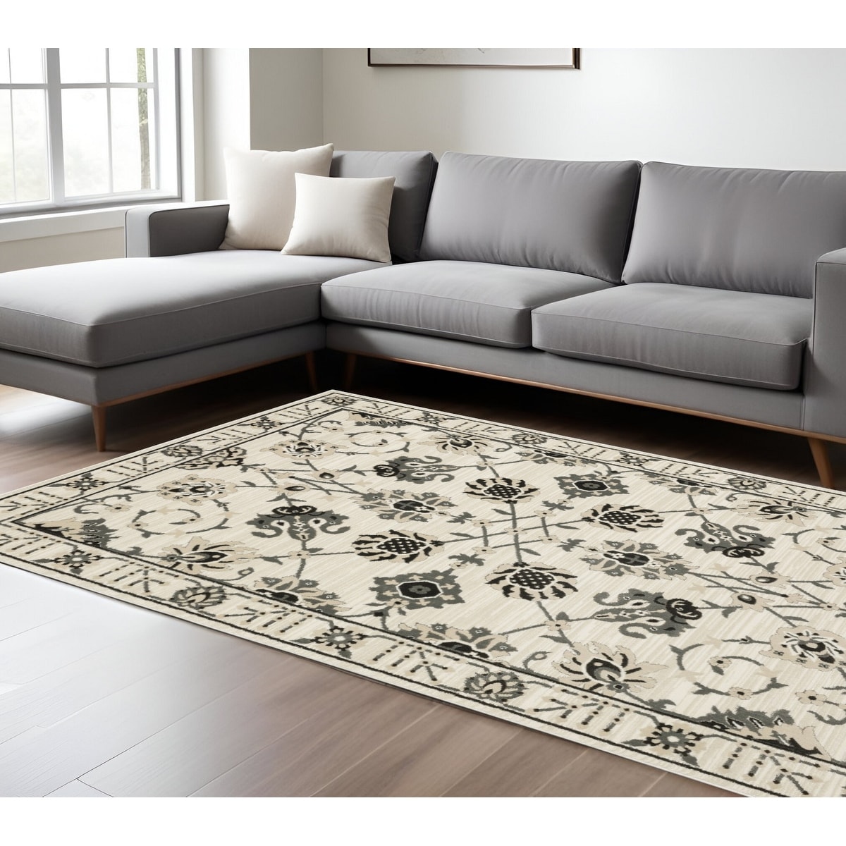 HomeRoots Armu Oriental Traditional Rectangle Area Rug