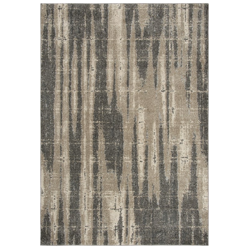 Alora Decor Venice Ivory, Beige, and Taupe Abstract Rug