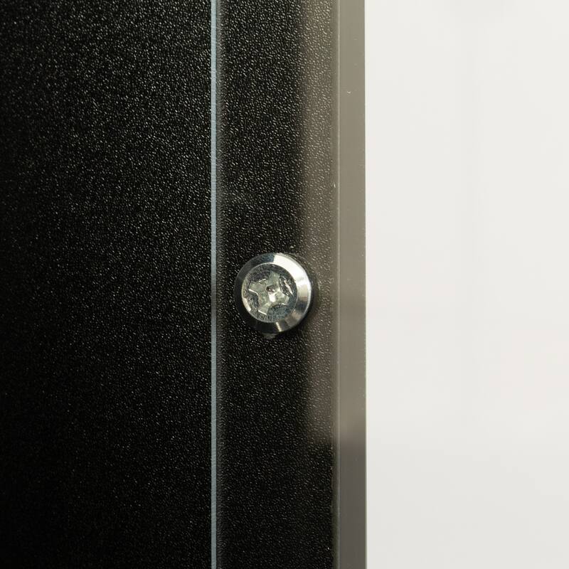 Storage Cabinets with Aluminum Strip Lamp & with Glass Shelves