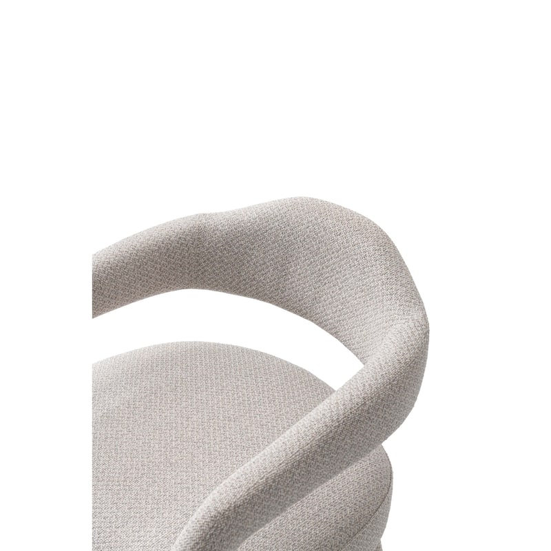Manhattan Comfort Modern Aspen Tweed Dining Armchair