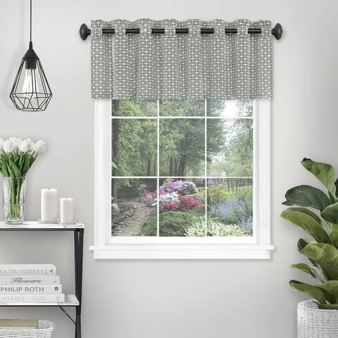Achim Bedford Window Curtain Valance - 58" x 13" - 58" x 13"