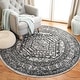 preview thumbnail 23 of 230, SAFAVIEH Adirondack Cheyenne Rustic Oriental Medallion Rug 12' Round - Silver/Black