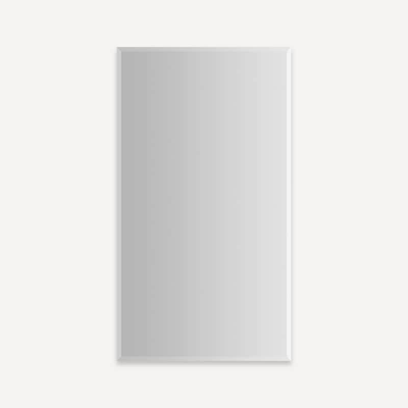 Robern MR2036D6FBE0 M Series Reserve 19-1/4" x 36" Frameless Single - Mirrored - Mirrored Finish