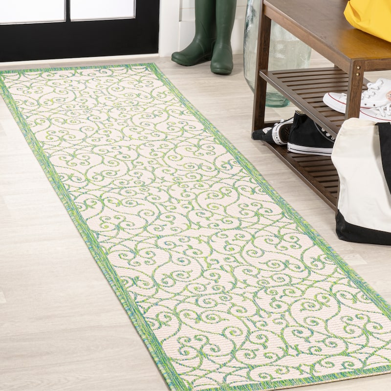 JONATHAN Y Ourika Textured Weave Indoor/Outdoor Area Rug