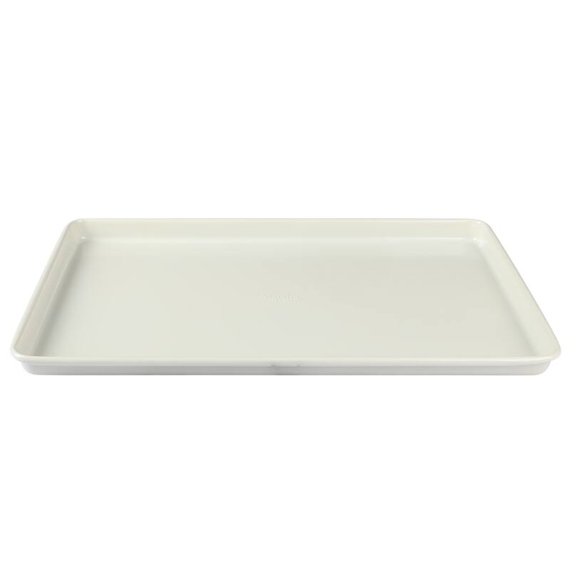 Martha Stewart 3-Piece Cookie Sheet Set - 13", 15", 17" Baking Pans, Ceramic Nonstick, PFA-Free, Carbon Steel