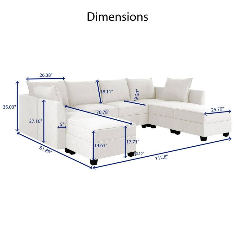 Modern Modular DIY Collection - Sturdy Wooden Frame - Versatile & Stylish Furniture for Living Room Bedroom