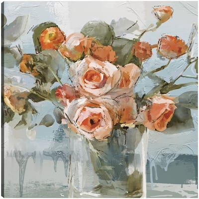 Peachy Dreams By Studio Arts Canvas Art Print