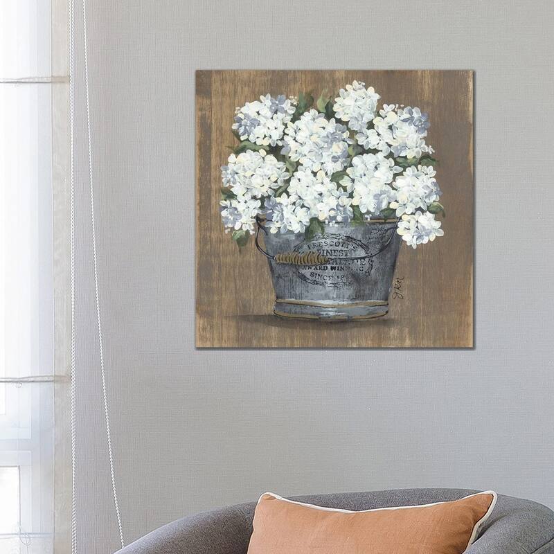 iCanvas "Heavenly Hydrangeas I" by Julie Norkus Canvas Print - 26x26x1.5