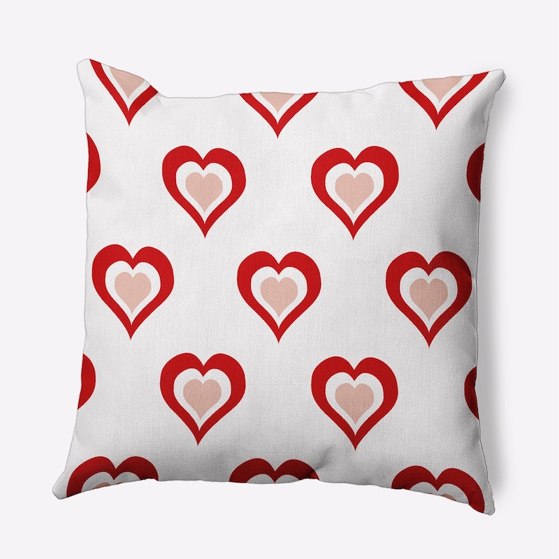 Burnin' Love Valentines Day Decorative Throw Pillow - 26"x 26" - Firecracker