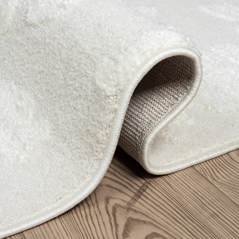 Abani Rugs Nomad Collection NOM100A Abstract Cream Area Rug