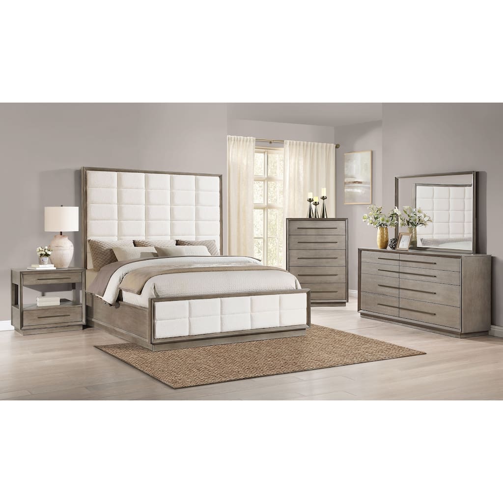 Durango 5-Piece Bedroom Set Taupe Oak
