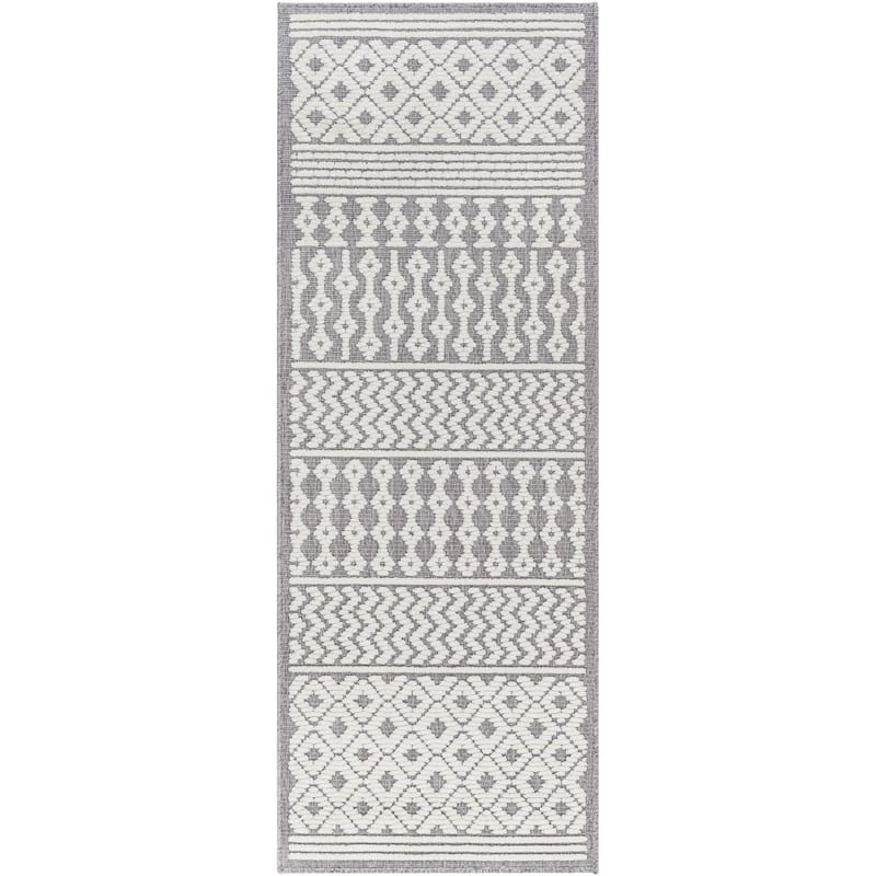 Livabliss Lyna Country Diamond Washable Area Rug