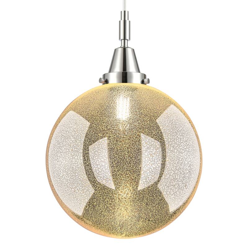 Innovations Lighting 447-1P-G208-12 Beacon 12" Wide Pendant with - Polished Chrome