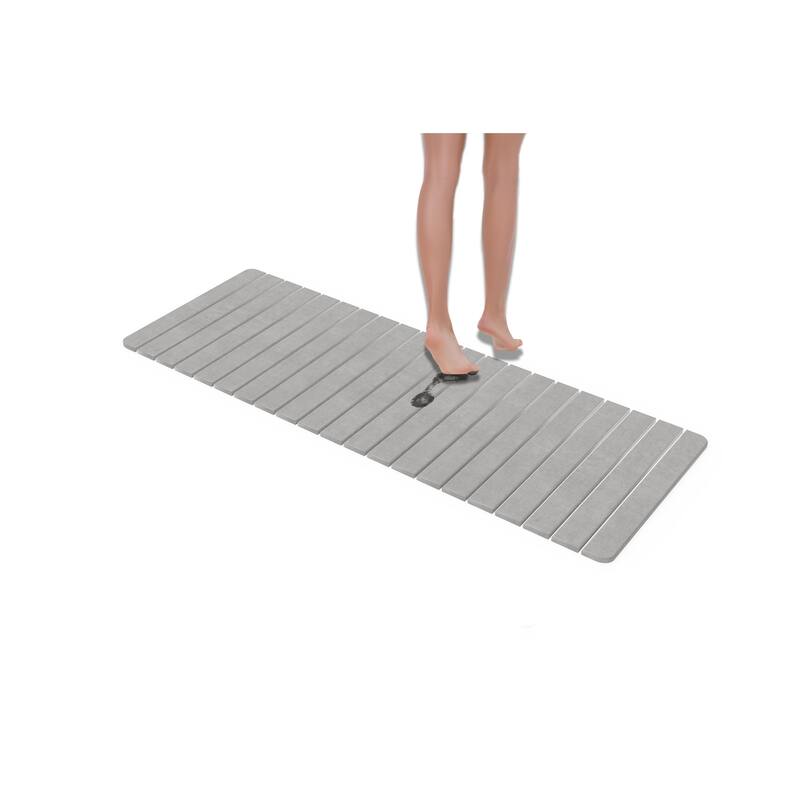 Diatomite Quick-Dry Stone Extra Large 58 "x 21" Bath Mat