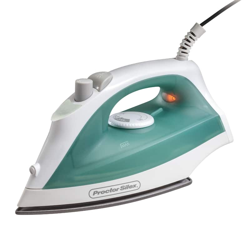Non-Stick Plate Steam Clothes Iron in Teal