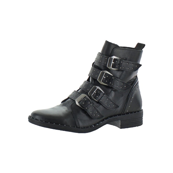 Shop Steve Madden Womens Pursue Motorcycle Boots Buckle