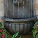 preview thumbnail 4 of 5, Sunnydaze Florence Electric Outdoor Wall Water Fountain - Florentine Stone