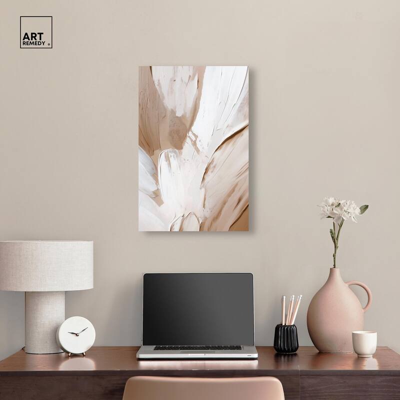 Fawn and Frost Canvas by Art Remedy, Gallery Wrapped