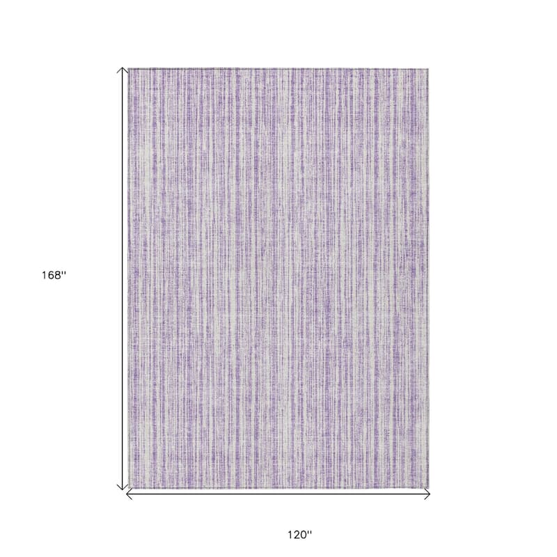 HomeRoots Striped Transitional Rectangle Outdoor Rug