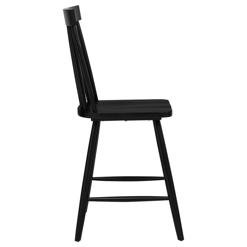 Andrews Windsor Counter Height Dining Side Chair (Set of 2)