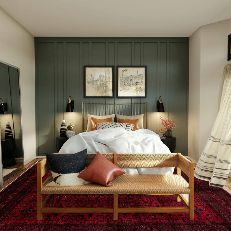 ECARPETGALLERY Hand-knotted Finest Khal Mohammadi Red Wool Rug - 9'11 x 12'10