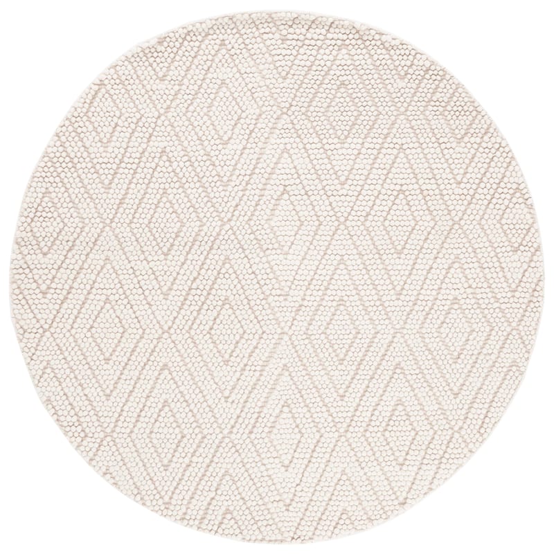 SAFAVIEH Handmade Natura Hareta Diamond Wool Rug