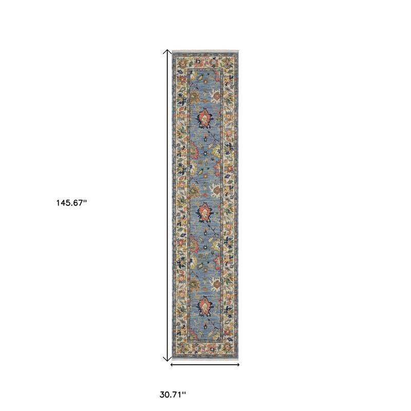 HomeRoots Oriental Traditional Rectangle Area Rug