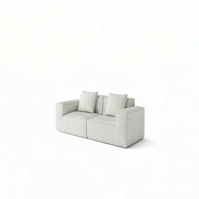 modular sofa can be converted into an oversized sofa bed,white