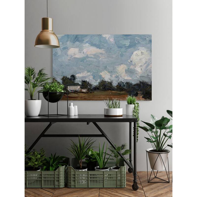Look Deep Print on Wrapped Canvas