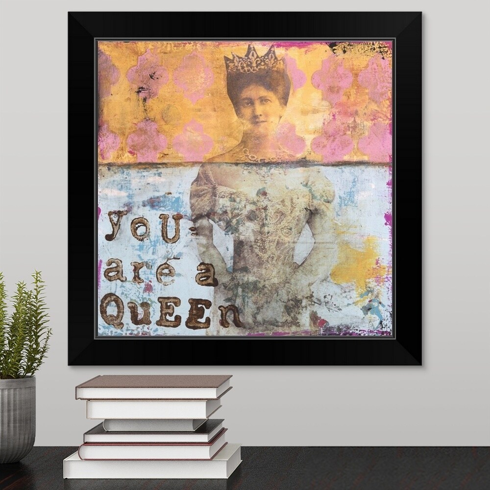 Shop U R A Queen Black Framed Print Free Shipping Today