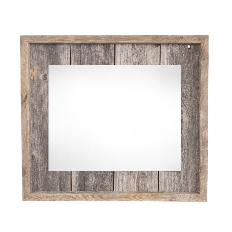 HomeRoots 8" x 10" Gray Solid Wood Tabletop Picture Frame