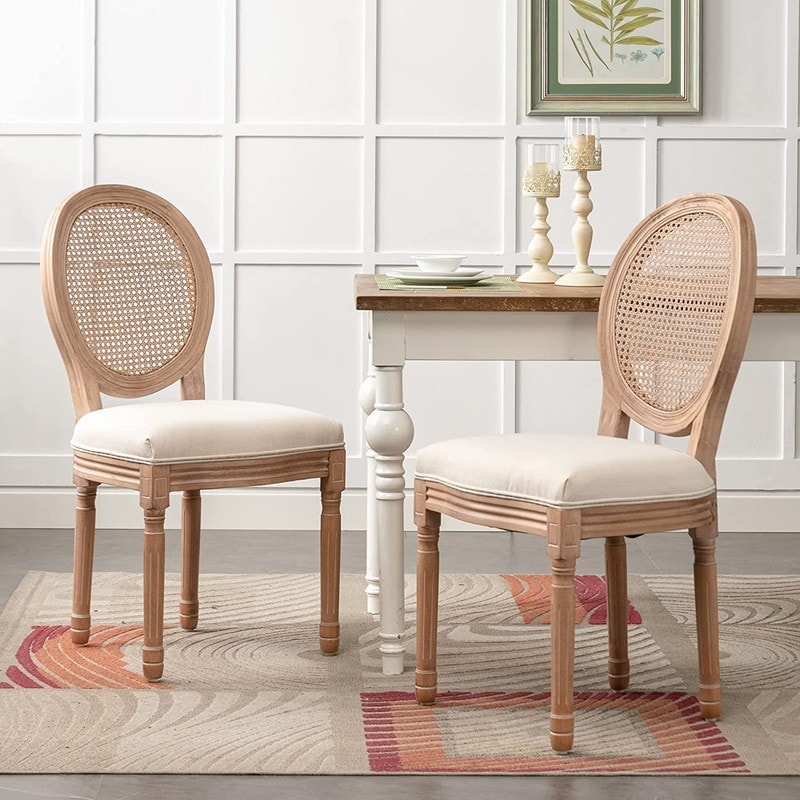 Farmhouse dining chair fabric best sale