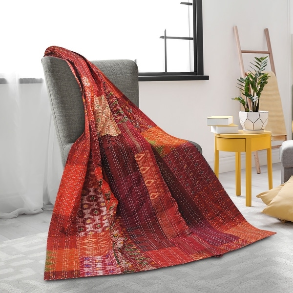 Kantha best sale throw blanket