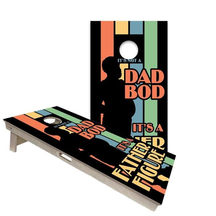 Dad Bod Regulation 2x4 Cornhole Board Set - Premium - NO Accessories