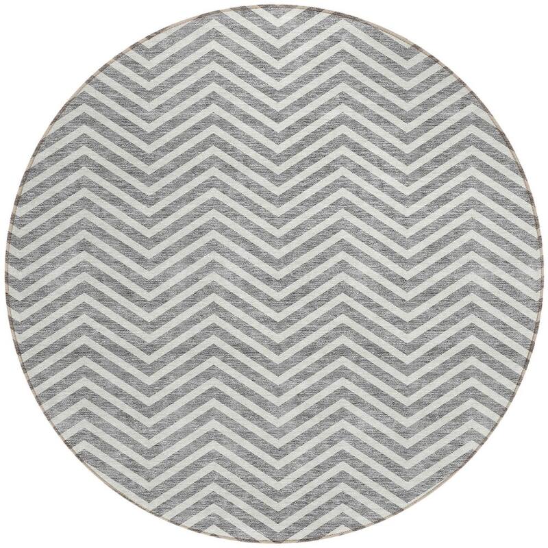 HomeRoots Chevron Transitional Rectangle Outdoor Rug